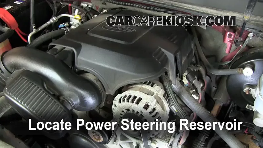 2008 GMC Yukon Denali 6.2L V8 Power Steering Fluid Add Fluid